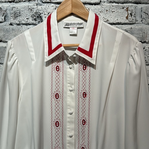 VTG Yves St Clair Embroidered Blouse - Picture 7 of 8
